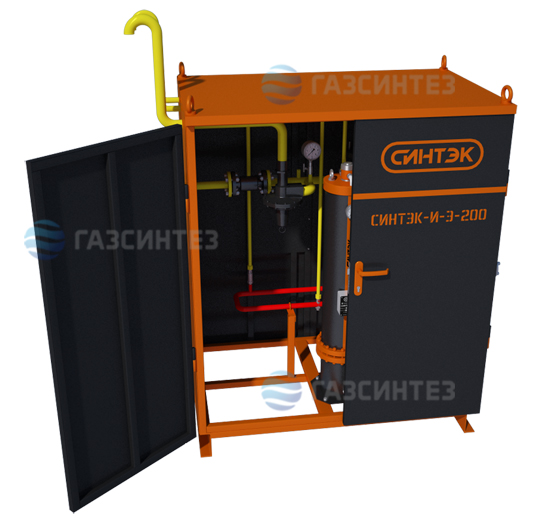 Электрическая испарительная установка СИНТЭК-И-Э-200: исполнение в металлическом шкафу