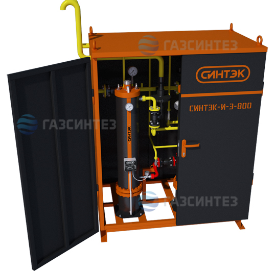 Электрическая испарительная установка СИНТЭК производительностью 800 кг/ч: исполнение в металлическом шкафу